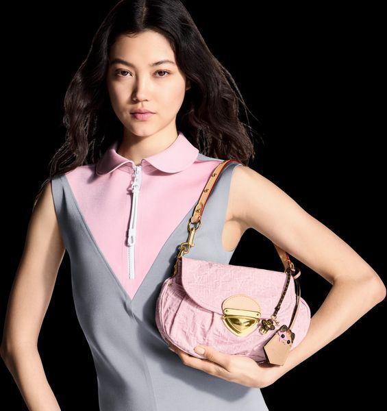 Сумка Louis Vuitton Sunset Monogram Denim Washed Pink 165 фото