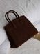Сумка Herm&eacute;s Birkin 30 in Chocolate Veau Doblis Suede/Gold Hardware 0592 фото 5