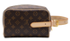Сумка-косметичка Louis Vuitton Locker Dopp Kit in Brown Monogram Coated Canvas with Gold-Tone Hardware Premium 7438 фото 1