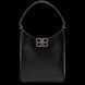 Сумка Balenciaga Soft Hobo Bag in Black Peach Calfskin/Silver Hardware 99547 фото 1