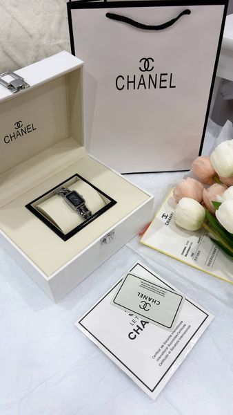 Годинник Chanel Premi&egrave;re &Eacute;dition Originale Watch Steel and Black Leather/Black Dial 6541 фото