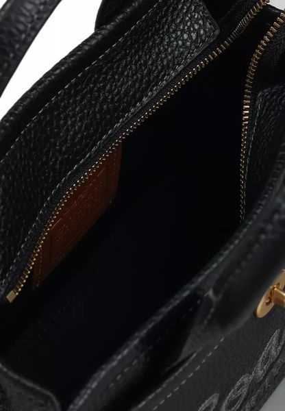 Сумка Coach Cargo Tote Bag 26 in Black Pebble Leather 619 фото