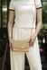 Сумка Saint Laurent Uptown Chain Wallet in Grain De Poudre Embossed Beige Leather 0385 фото 8