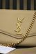 Сумка Saint Laurent Uptown Chain Wallet in Grain De Poudre Embossed Beige Leather 0385 фото 9