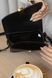 Сумка Saint Laurent Solferino Mini Shoulder Bag in Black Smooth Leather with Gold Hardware Premium 058 фото 4