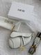 Сумка Dior Saddle Bag with Strap in Latte Grained Calfskin 0376 фото 7