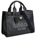 Сумка Coach Cargo Tote Bag 26 in Black Pebble Leather 619 фото 3