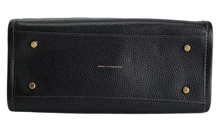 Сумка Coach Cargo Tote Bag 26 in Black Pebble Leather 619 фото