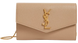Сумка Saint Laurent Uptown Chain Wallet in Grain De Poudre Embossed Beige Leather 0385 фото 1
