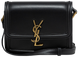 Сумка Saint Laurent Solferino Mini Shoulder Bag in Black Smooth Leather with Gold Hardware Premium 058 фото 1
