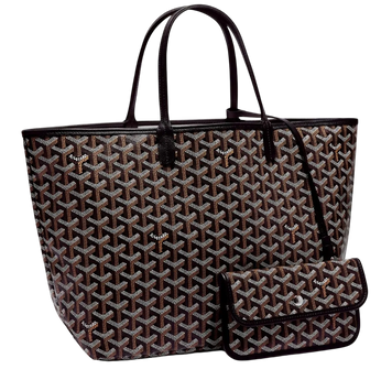 Сумка Goyard Saint Louis PM Tote Bag Black 99664 фото