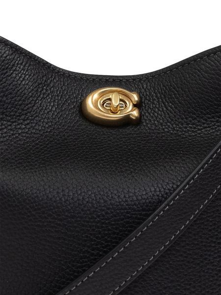 Сумка Coach Willow Soft Bucket Bag Black/Gold 99714 фото