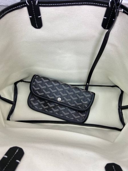 Сумка Goyard Saint Louis PM Tote Bag Black 99664 фото