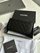 Кошелек Chanel Boy Wallet in Black Caviar Quilted Leather/Silver Metal 88158 фото 3