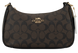 Cумка Coach Teri Crossbody Bag in Signature Canvas Gold/Walnut/Black 0416 фото 1