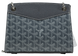 Сумка Goyard Rouette Structur&eacute; PM Bag Goyardine Canvas & Chevroches Calfskin Navy Grey 0394 фото 3
