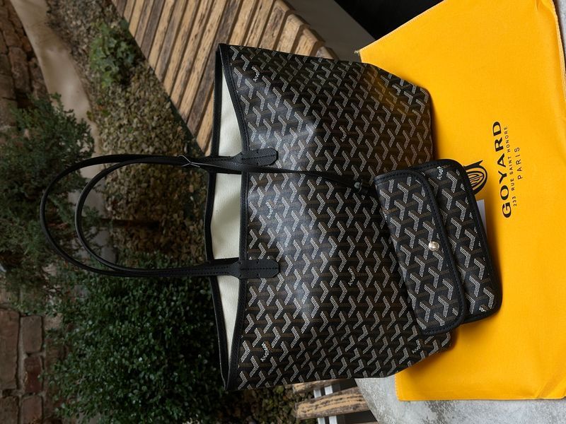 Сумка Goyard Saint Louis PM Tote Bag Black 99664 фото