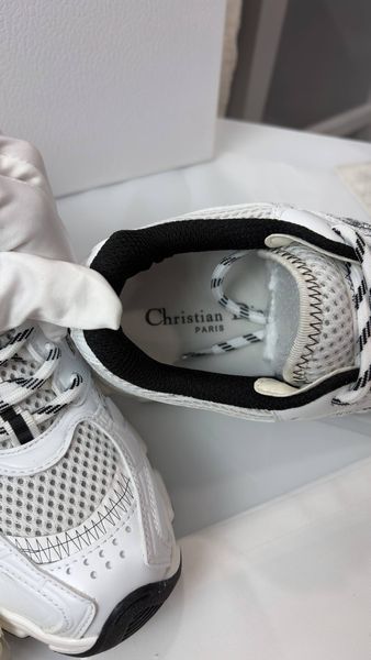 Жіночі кросівки Dior Chrono Sneaker White 36 94347 фото