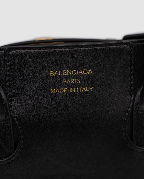 Сумка Balenciaga Bel Air Small Carry All Bag in Black/Gold 99751 фото