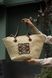 Соломенная сумка Loewe Medium Anagram Raffia Basket Bag Natural/Tan 97544 фото 5