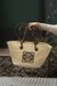 Соломенная сумка Loewe Medium Anagram Raffia Basket Bag Natural/Tan 97544 фото 4