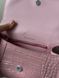 Сумка Balenciaga Hourglass Handbag Small in Crocodile Embossed Calfskin Pink 99996 фото 8