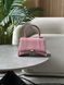 Сумка Balenciaga Hourglass Handbag Small in Crocodile Embossed Calfskin Pink 99996 фото 9