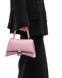 Сумка Balenciaga Hourglass Handbag Small in Crocodile Embossed Calfskin Pink 99996 фото 2