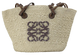 Соломенная сумка Loewe Medium Anagram Raffia Basket Bag Natural/Tan 97544 фото 1