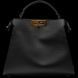Сумка Fendi Large Iconic Essentially Peekaboo Top Handle Bag in Black Leather 99437 фото 1