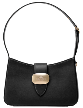Cумка Coach Eliza Shoulder Bag in Black Leather 99328 фото