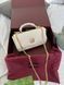 Сумка Gucci GG Milano Small Top Handle Bag in White Leather 438 фото 3