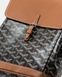 Рюкзак Goyard Alpin Mini Backpack in Leather Black&Tan 0368 фото 4