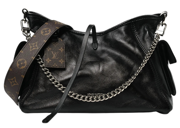 Сумка Louis Vuitton CarryAll Cargo Vibe PM Bag in Black Leather 171 фото