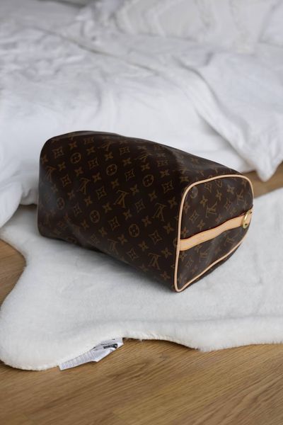 Сумка Louis Vuitton Speedy Bandouli&egrave;re 30 in Monogram Coated Canvas/Gold Hardware 605 фото