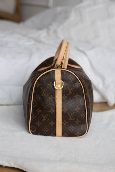 Сумка Louis Vuitton Speedy Bandouli&egrave;re 30 in Monogram Coated Canvas/Gold Hardware 605 фото