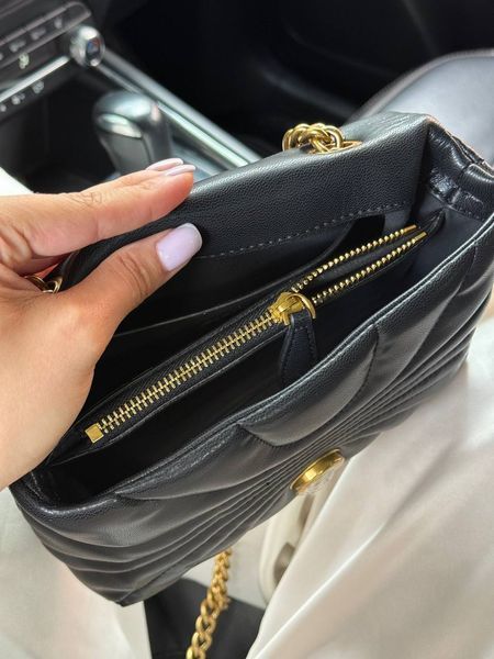 Сумка Pinko Love Bag Puff Butterfly Quilt Black/Gold 1012 фото