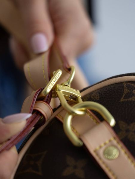 Сумка Louis Vuitton Speedy Bandouli&egrave;re 30 in Monogram Coated Canvas/Gold Hardware 605 фото