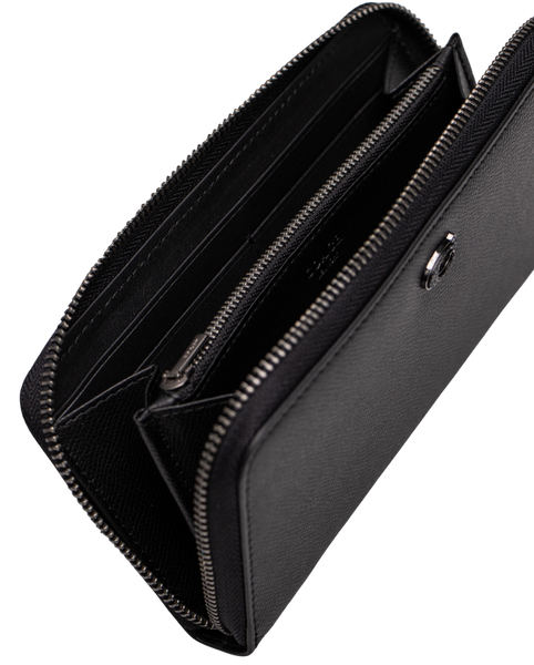 Кошелек Coach Essential Slim Accordion Zip Wallet with Textured Leather Interior Black 88196 фото
