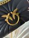 Сумка Pinko Love Bag Puff Butterfly Quilt Black/Gold 1012 фото 3