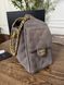 Сумка Chanel 25 Small Handbag in Grey Suede Calfskin & Gold-Tone Metal 0571 фото 4