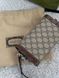 Cумка Gucci Horsebit 1955 Mini Bag in Beige and Dark Brown GG Supreme Canvas/Brown Leather Trim 137 фото 5
