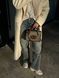 Cумка Gucci Horsebit 1955 Mini Top Handle Bag in Beige and Dark Brown GG Supreme Canvas/Brown Leather Trim 00090 фото 7