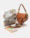 Сумка Dior Mini Saddle Bag with Strap Brown Grained Calfskin 0390 фото 10