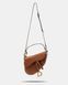 Сумка Dior Mini Saddle Bag with Strap Brown Grained Calfskin 0390 фото 4