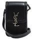 Сумка Saint Laurent Solferino Mini Bag in Smooth Black Leather 0195 фото 1