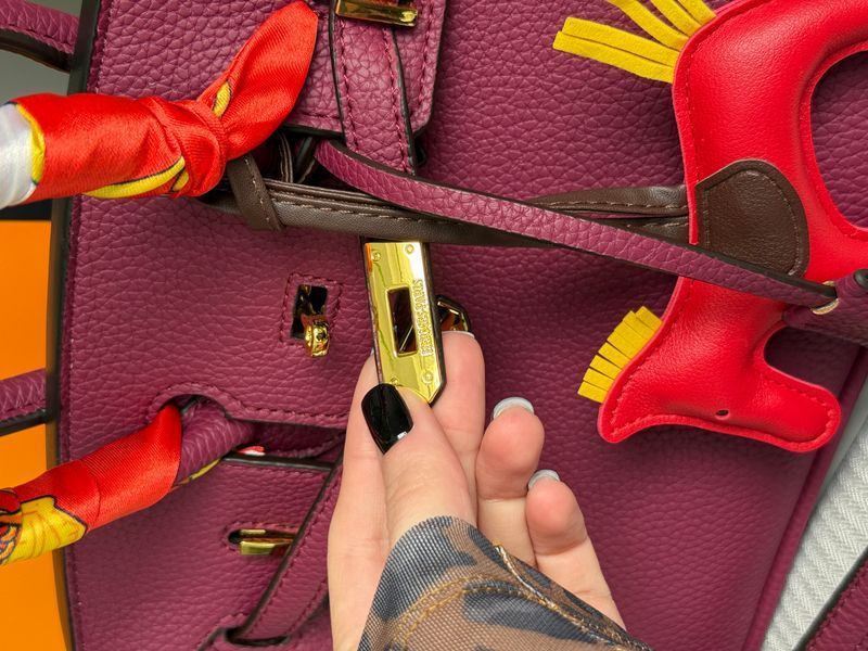Сумка Hermes Birkin 25 in Rouge H Togo Leather/Gold Hardware 0387 фото