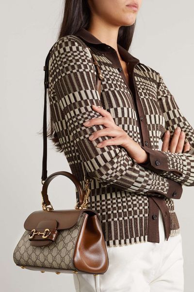 Сумка Gucci Horsebit 1955 Medium Top Handle Bag 0338 фото
