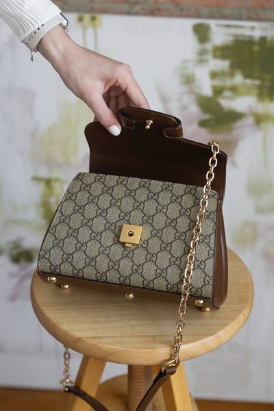 Сумка Gucci Horsebit 1955 Medium Top Handle Bag 0338 фото
