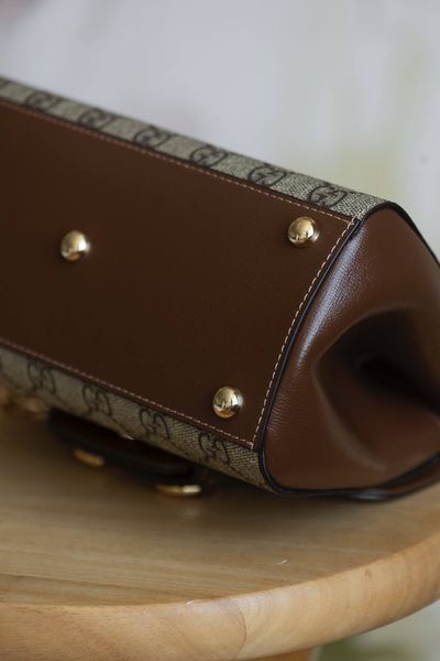 Сумка Gucci Horsebit 1955 Medium Top Handle Bag 0338 фото
